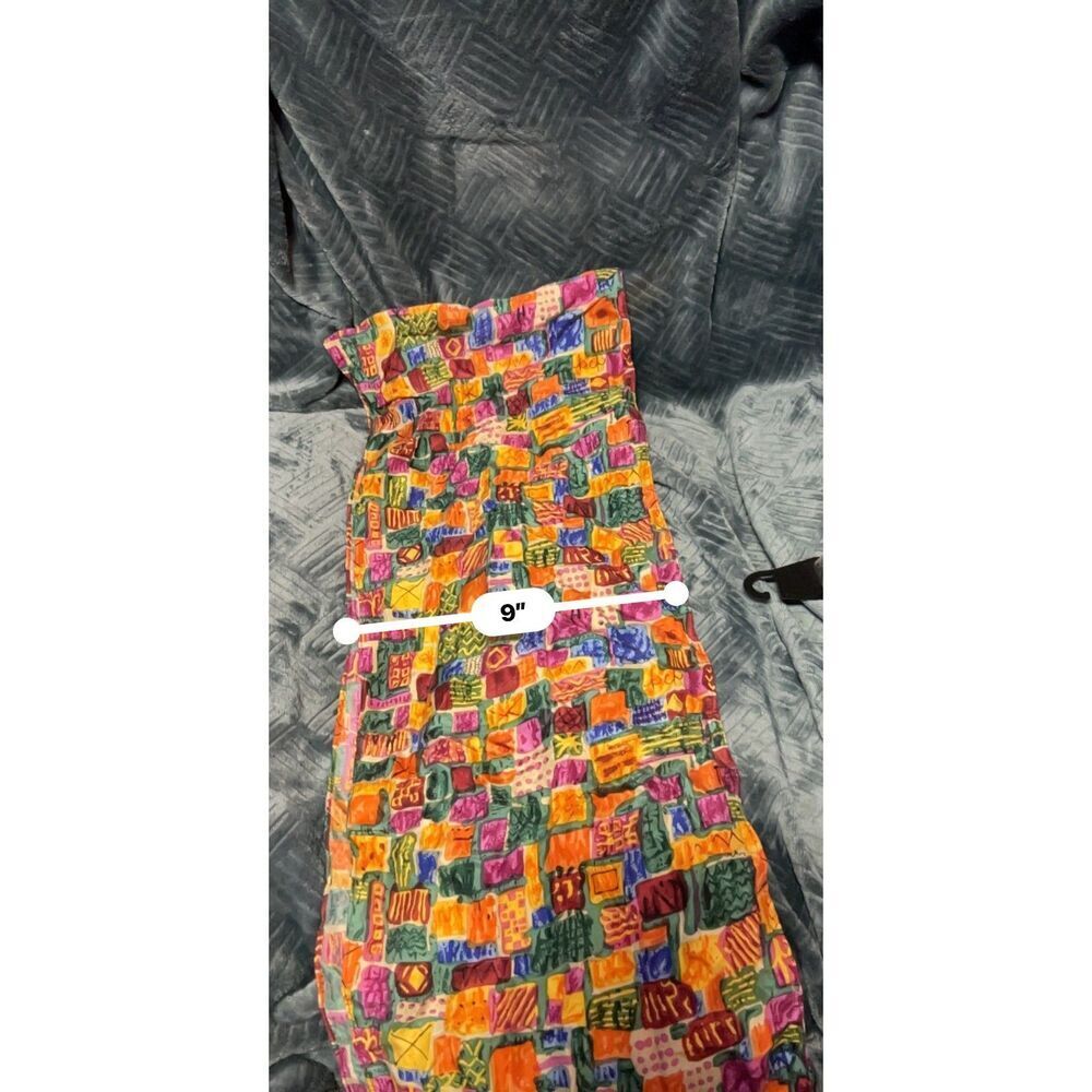 Patchwork Print Colorful Scarf - Picture 4 of 4